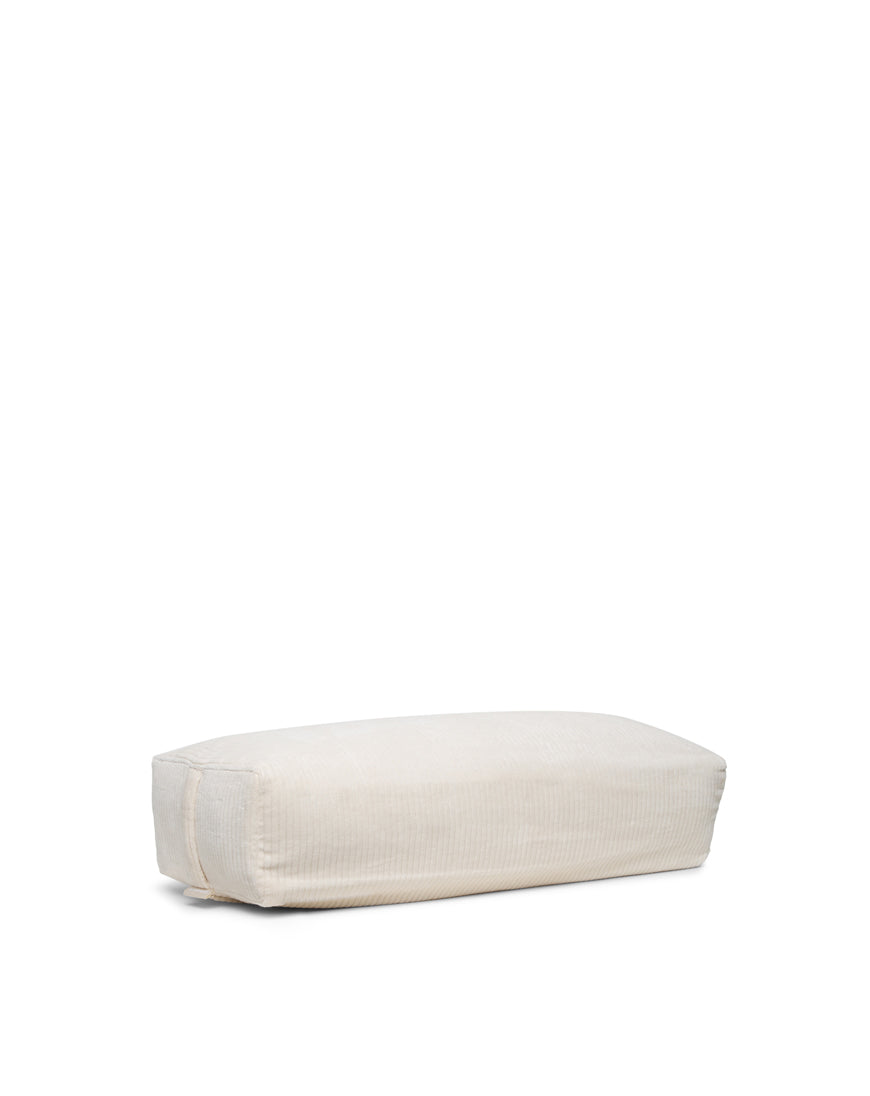 corduroy rectangular bolster - supportive & versatile