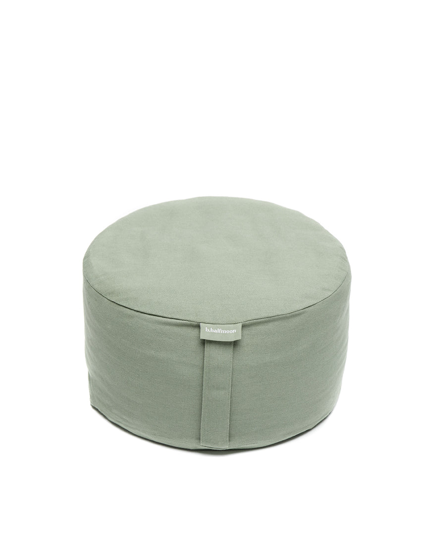 linen mod meditation cushion - lifting & supportive