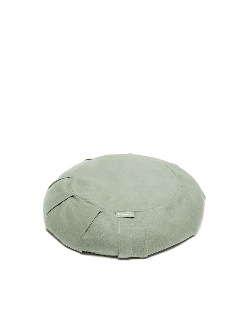 cotton round meditation cushion - supportive & durable