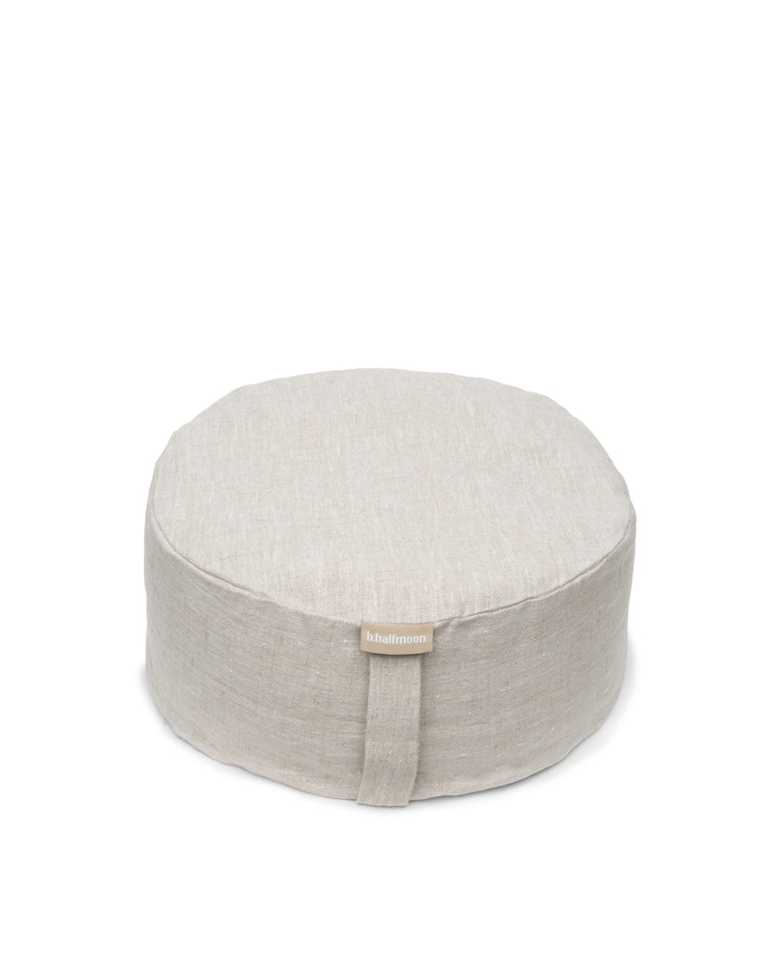linen mod meditation cushion cover - sustainable
