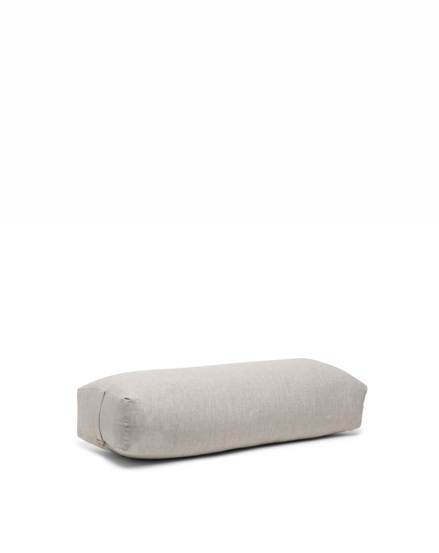 linen restorative bolster - supportive & durable