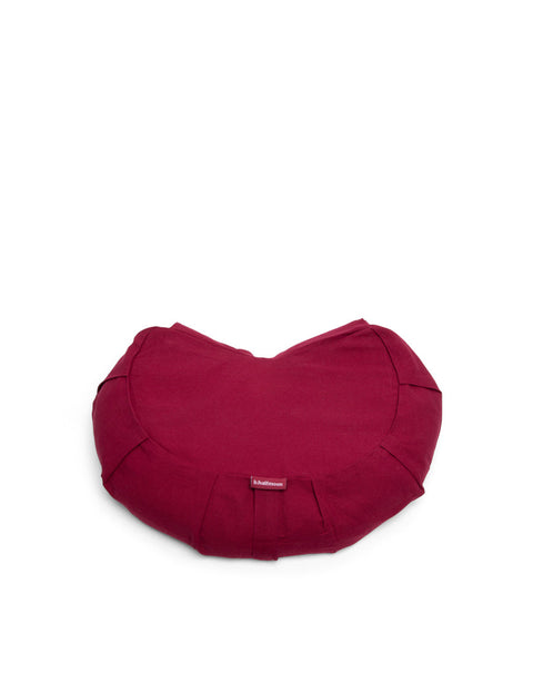 linen crescent meditation cushion - supportive & durable – b, halfmoon US