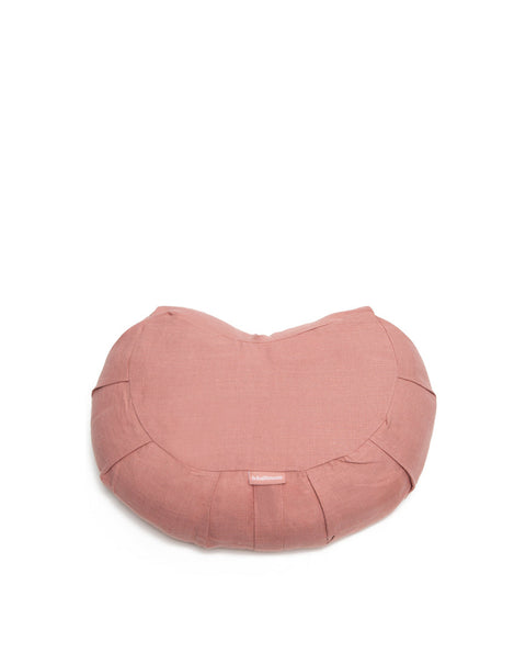 linen crescent meditation cushion cover